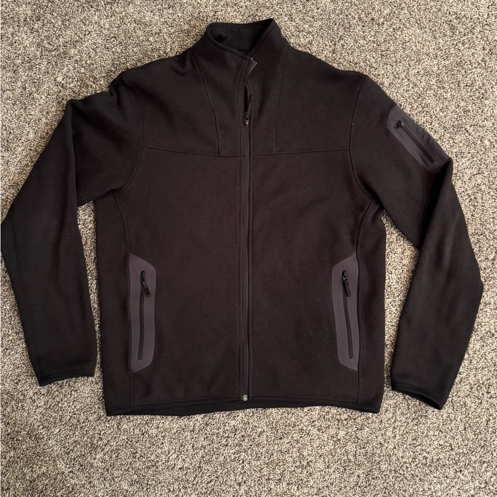 Arc’Teryx COVERT CARDIGAN MEN'S Large black zipup sweatshirt